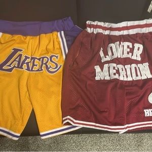 Lakers and Kobe Shorts